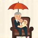 Icono de planificación de retiro y seguros